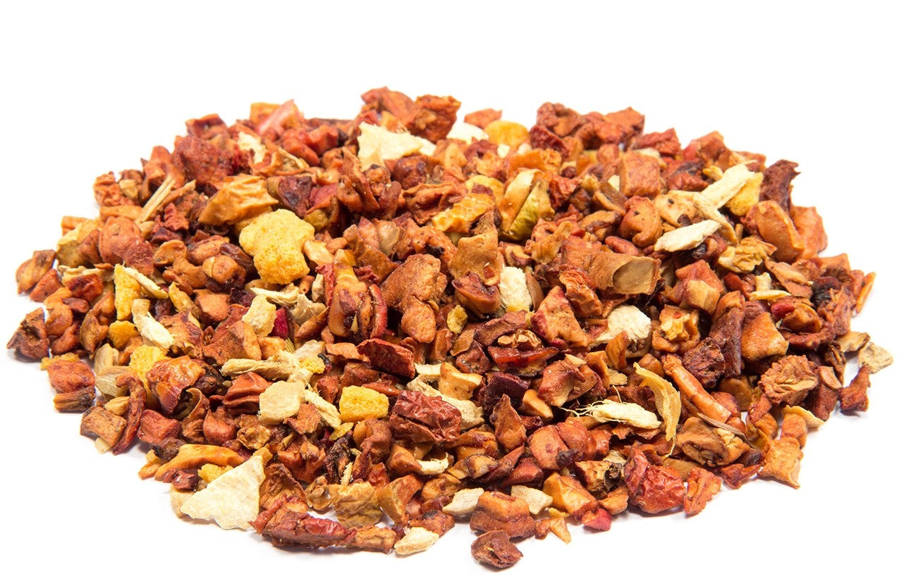Té de frutas 'Manzana Persa con Jengibre' bajo en acidez. 100 g