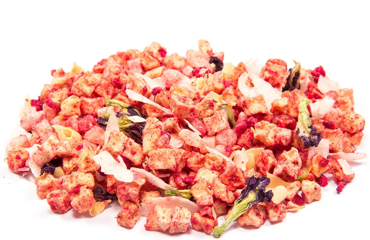 Mezcla de frutas 'Pink Unicorn', baja en acidez. 100 g