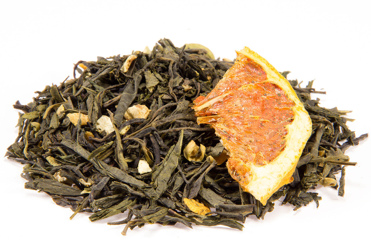 Té verde 'Frutos mágicos de Valencia'. 50 g