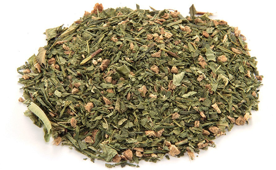 Bancha orgánico japonés de jengibre y limón. 50 g