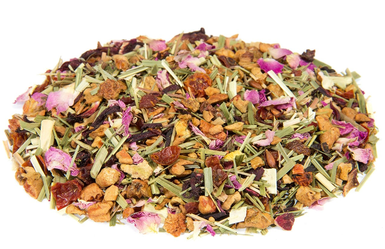 Infusión de frutas ecológica 'Rosa y lima'. 100 g