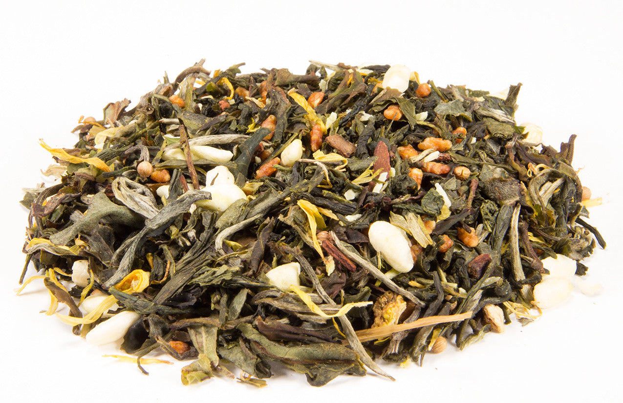 Té blanco orgánico 'Galletas de almendra y limón'. 50 g