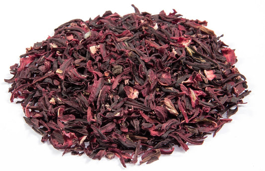 Flores de hibisco orgánicas cortadas. 100g