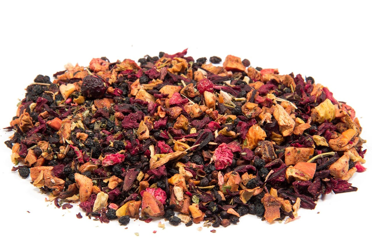 Té de frutas 'Berry Treasure' bajo en acidez. 100 g