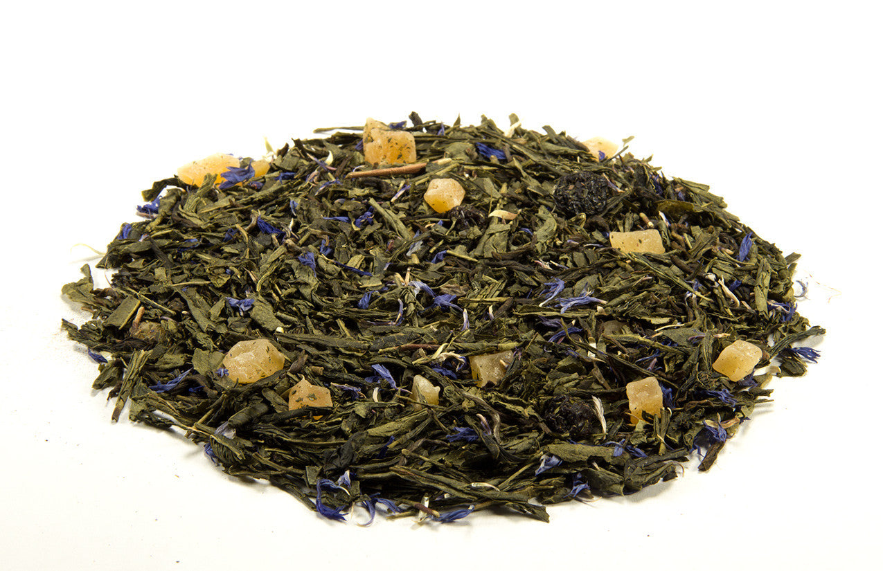Té verde 'Arándano y mango'. 100 g