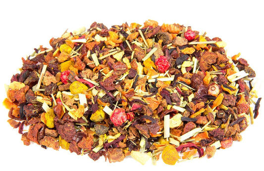 Infusión de frutas ecológica 'Grosella negra y cúrcuma'. 100 g