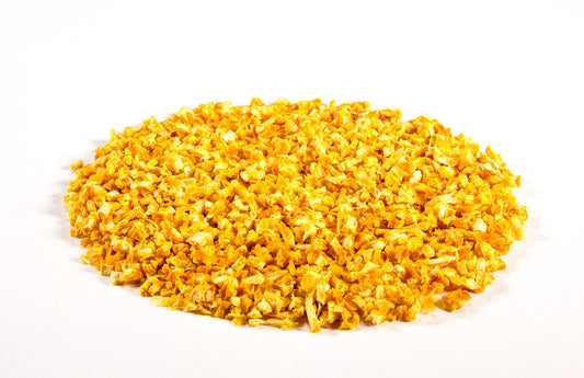 Trozos de naranja ecológica. 50g