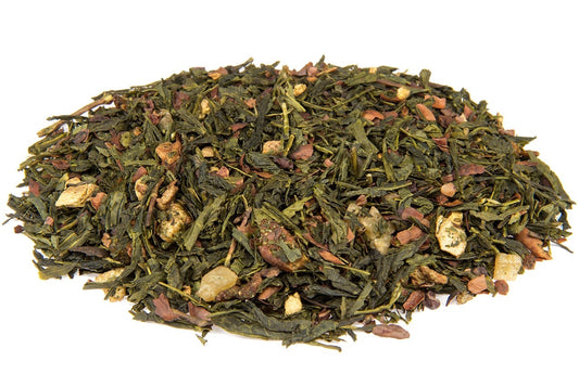 Té verde 'Pastel de chocolate con pera y jengibre'. 50 g