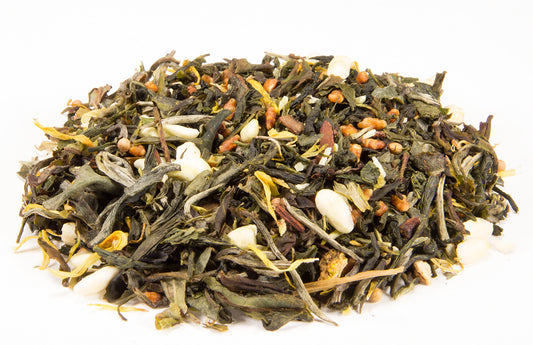 Té blanco orgánico 'Galletas de almendra y limón'. 50 g